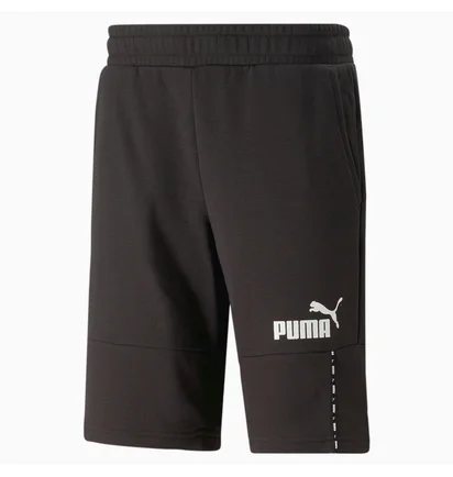 Шорты мужские Puma Essentials Block Tape Black 673344-01