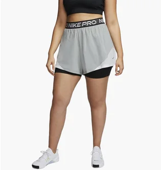 Шорты женские Nike Pro WomenS Flex 2 In 1 Training Shorts Grey DB4484-073