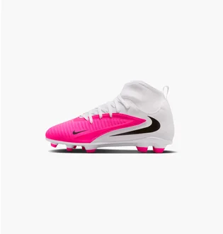 Бутсы детские Nike Phantom 6 High Club Fg/Mg White/Pink IH1791-901