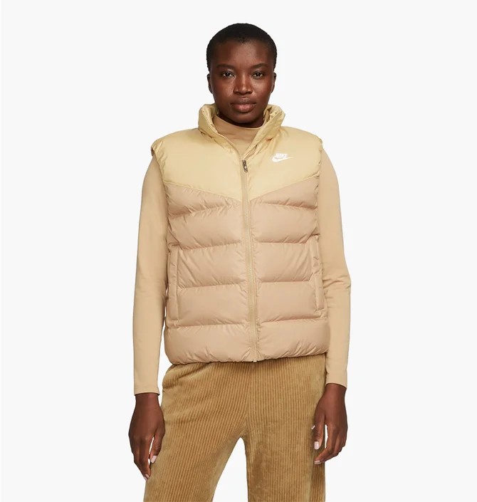 Жилетка женская Nike Sportswear Therma-Fit Windrunner WomenS Down Vest Beige DQ6896-200