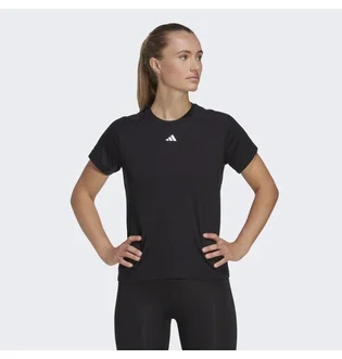 Футболка жіноча Adidas Aeroready Train Essentials Minimal Branding Crewneck T-Shirt Black HR7795
