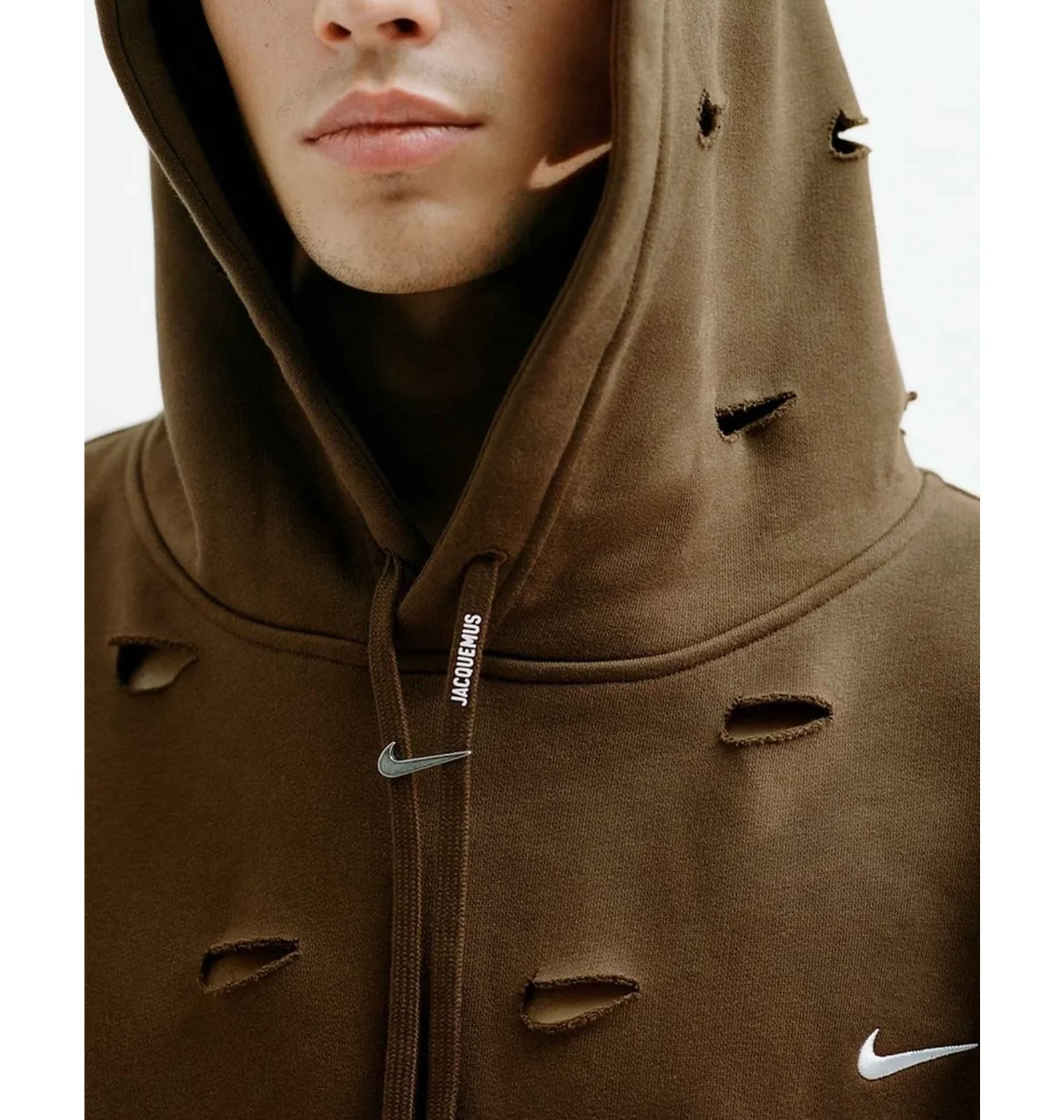 ᐉ Худи унисекс Nike Rg Swoosh Hoodie X Jacquemus Brown FJ3481-259