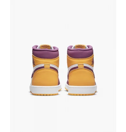 Кроссовки мужские Nike Jordan 1 Retro High Og Brotherhood Violet/Yellow 555088-706