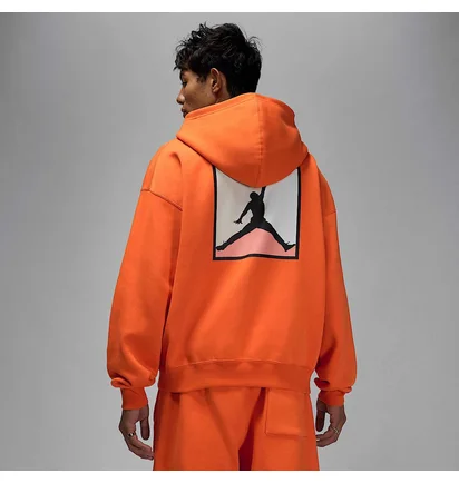 Худи мужское Air Jordan Brooklyn Fleece MenS Graphic Pullover Hoodie Orange HV0544-805