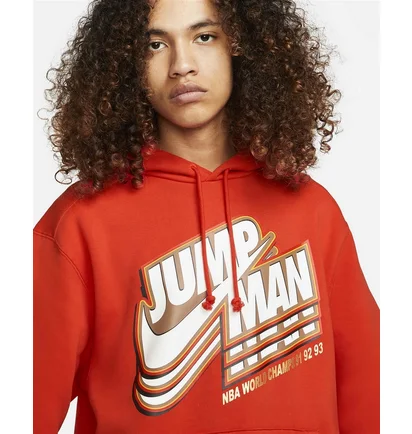 Худи мужское Air Jordan Jumpman Orange DC9604-673