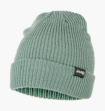 Шапка унисекс Jeep Ribbed Tricot Hat With Cuff J22W Turquoise O102600-E854