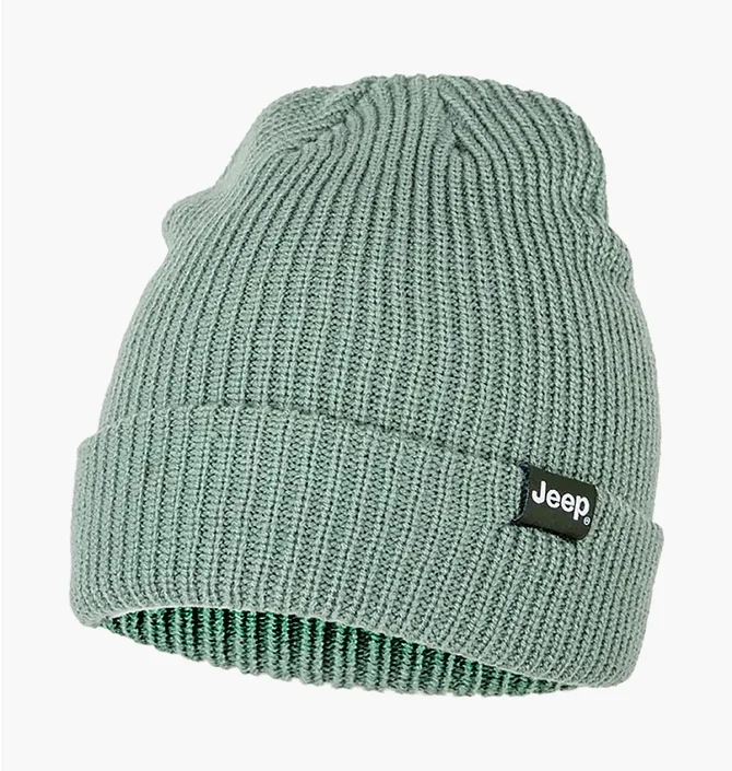 Шапка унисекс Jeep Ribbed Tricot Hat With Cuff J22W Turquoise O102600-E854