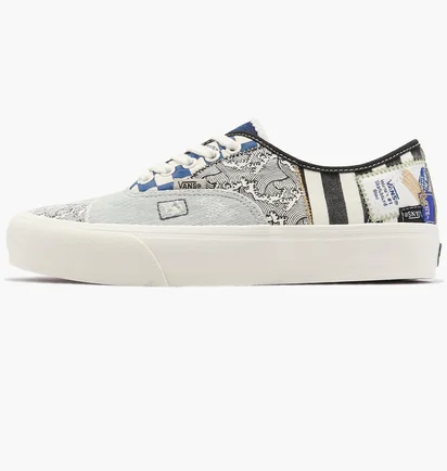 Кроссовки мужские Vans Vault Ua Authentic Vr3 Lx Patchwork White Vn0005Wq448