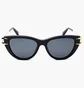 Солнцезащитные очки женские Roberto Cavalli Grey/Black SRC031-0700-55-17