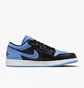 Кросівки чоловічі Air Jordan 1 Low Shoes Black/Blue 553558-041