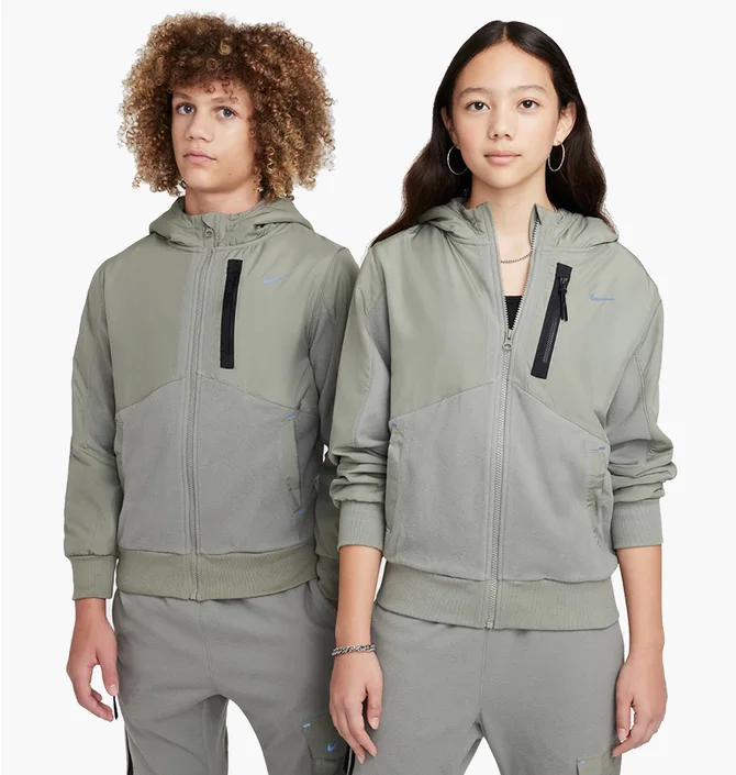 Толстовка детская Nike Nsw City Utility Grey HF4208-053