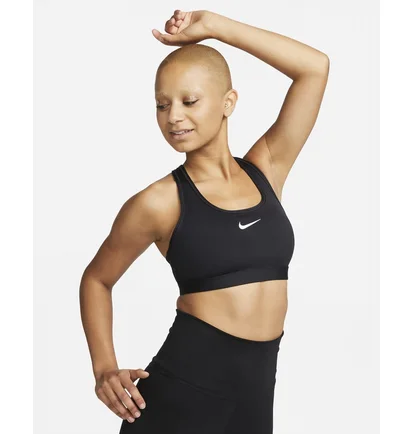 Топ жіночий Nike Swoosh Medium Support Black DX6821-010