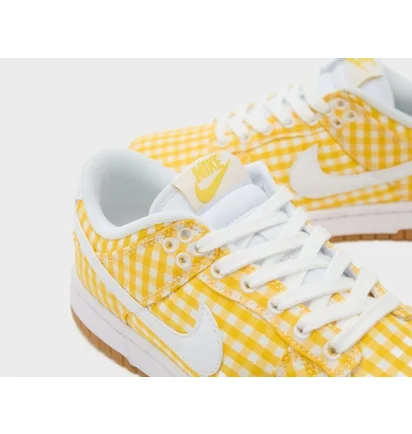 Кросівки жіночі Nike Dunk Low Gingham Yellow DZ2777-700