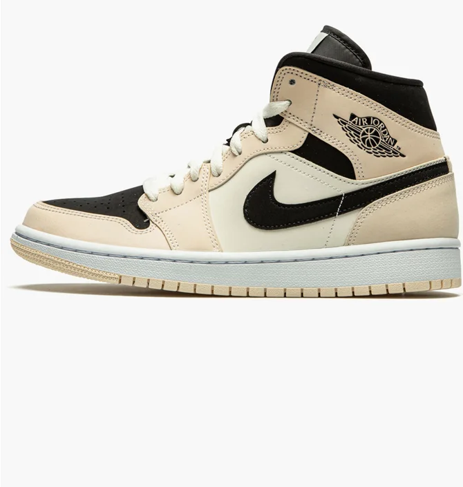 Кроссовки женские Air Jordan Wmns 1 Mid Beige BQ6472-800