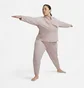 Штани жіночі Nike Yoga Luxe Różówy Grey DD9607-601