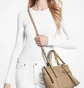 Сумка жіноча Michael Kors Sullivan Small Logo Top-Zip Tote Bag Brown 30H1GUPT5V-CAMEL-57531