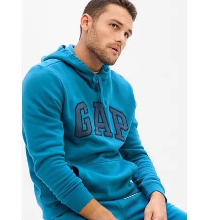 Худі чоловіче Gap Logo Hoodie Blue 546844481