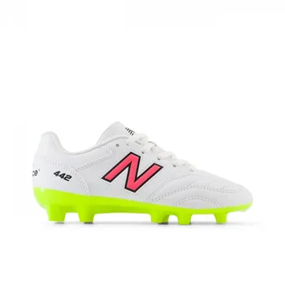 Бутсы унисекс New Balance 442 Academy Jnr Fg V2 Shoes White JS43FWH2