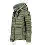 Пуховик женский CMP Woman Jacket Fix Hood Olive 31K3006F-F739