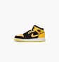 Кросівки дитячі Air Jordan 1 Mid Se Black/Orange HJ5940-071