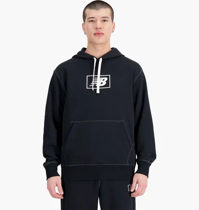 Худи мужское New Balance Hoodie Black MT33508BK