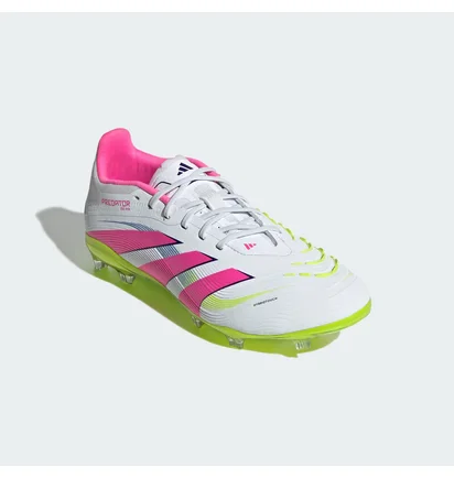 Бутсы детские Adidas Predator Elite White/Pink ID3757