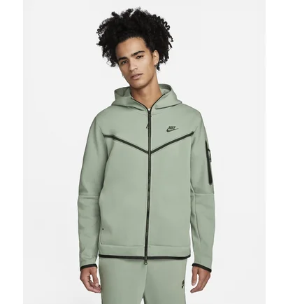 Толстовка чоловіча Nike M Nsw Tch Flc Hoodie Fz Wr Olive Cu4489-330
