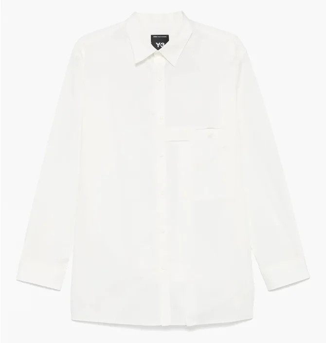 Сорочка чоловіча Y-3 Pleated White JL6665