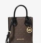 Сумка жіноча Michael Kors Mercer Extra-Small Signature Logo Crossbody Bag Brown 35H3GM9C0B-BROWN-BLACK-79730