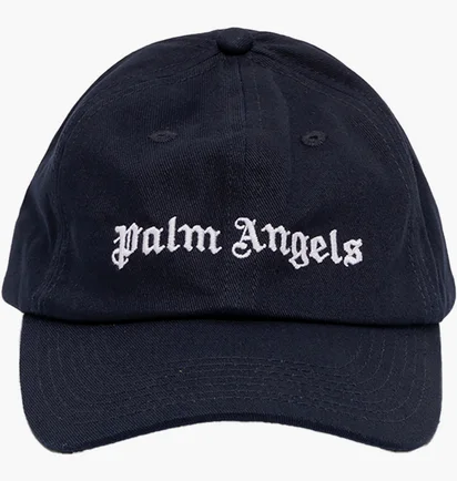Кепка унисекс Palm Angels Classic Logo Cap Blue PMLB003C99FAB0014601