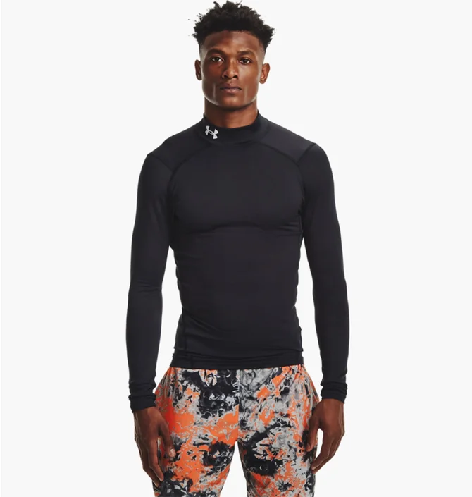 Термобелье мужское Under Armour Coldgear Comp Mock Black 1366072-001