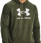 Худи мужское Under Armour Hooded Sweatshirt Ua Rival Fleece Logo Hd-Grn Olive 1379758-390