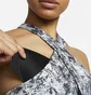 Топ жіночий Nike W Df Swsh Wrap Bra Aop Grey DX1778-010