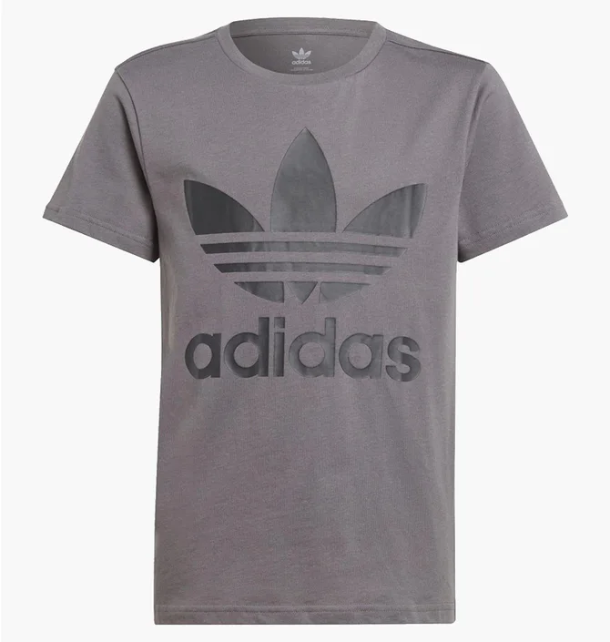 Футболка детская Adidas Trefoil Originals Grey IJ7178