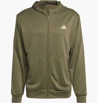 Толстовка мужская Adidas Tr-Es+ Fz Ja Olive IJ9613
