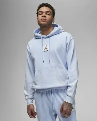 Худи мужское Air Jordan Stmt Wash Flc Po Light Blue Dr3087-411