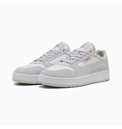Кроссовки мужские Puma Court Classic Street Sd Grey/White 400215-02