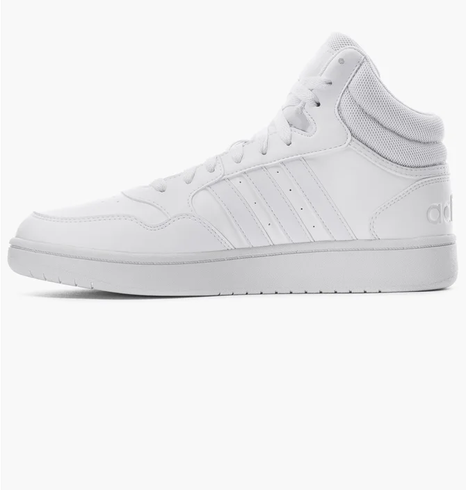 Кроссовки мужские Adidas Hoops 3.0 Mid White ID9838