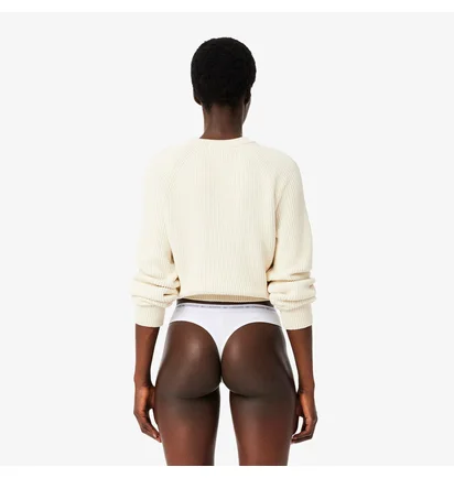 Трусики женские Lacoste Stretch Cotton String Briefs (3 шт) Multi 8F1341NUA