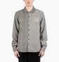 Сорочка унісекс Pleasures Chase Plaid Button Down Shirt Grey P22SP005-BLACK