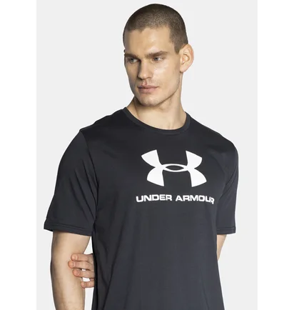 Футболка чоловіча Under Armour Sportstyle Logo Black 1329590-001