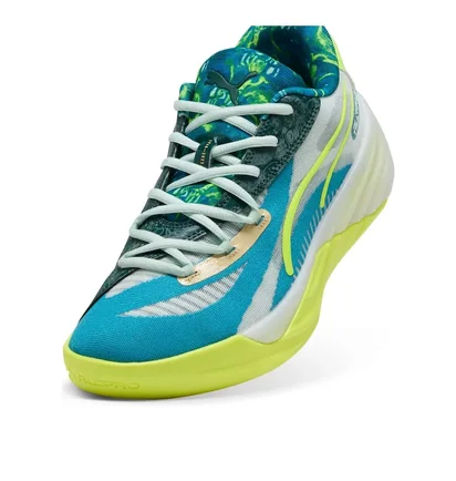 Кроссовки мужские Puma All-Pro Nitro Hoops Dreamz Turquoise/White 311355-01