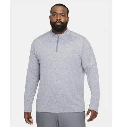 Кофта чоловіча Nike Mens 1/4-Zip Running Top Grey Dd4756-084