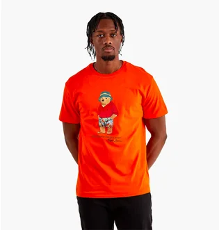 Футболка мужская Polo Ralph Lauren Polo Bear Tee Orange 710854497022