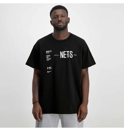 Футболка мужская Nike Nba Brooklyn Black CK8003-010