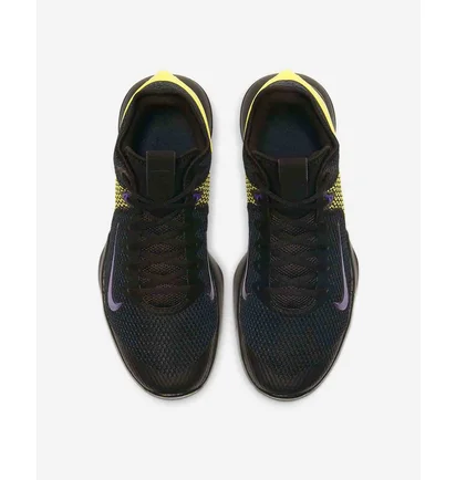 Кросівки унісекс Nike Lebron Witness 4 Black/Opti Yellow/White/Voltage Purple BV7427-004