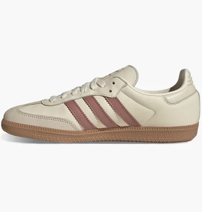 Кроссовки женские Adidas Samba Og White/Peach JS1361