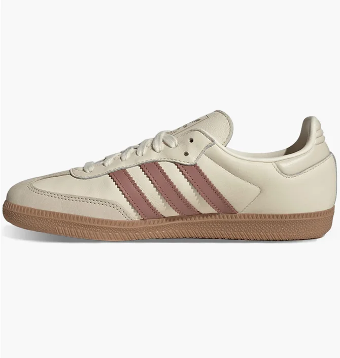 Кроссовки женские Adidas Samba Og White/Peach JS1361