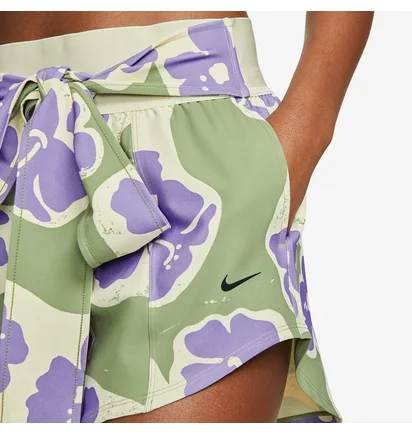 Спідниця жіноча Nike Osaka Collection Shorts Beige/Violet DX1848-386