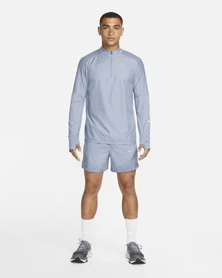 Кофта мужская Nike Mens 1/2-Zippered Running Top Light Blue DD6028-493